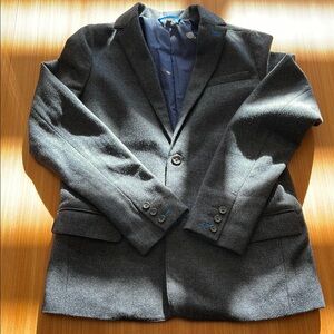 Boden Johnnie B Boys Herringbone Party Jacket Blazer Size 15y 16y